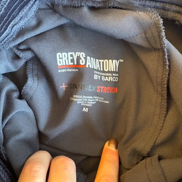 NWOT Grey's Anatomy Serena 7-Pocket Mid-Rise Scrub Pants - Picture 6 of 8